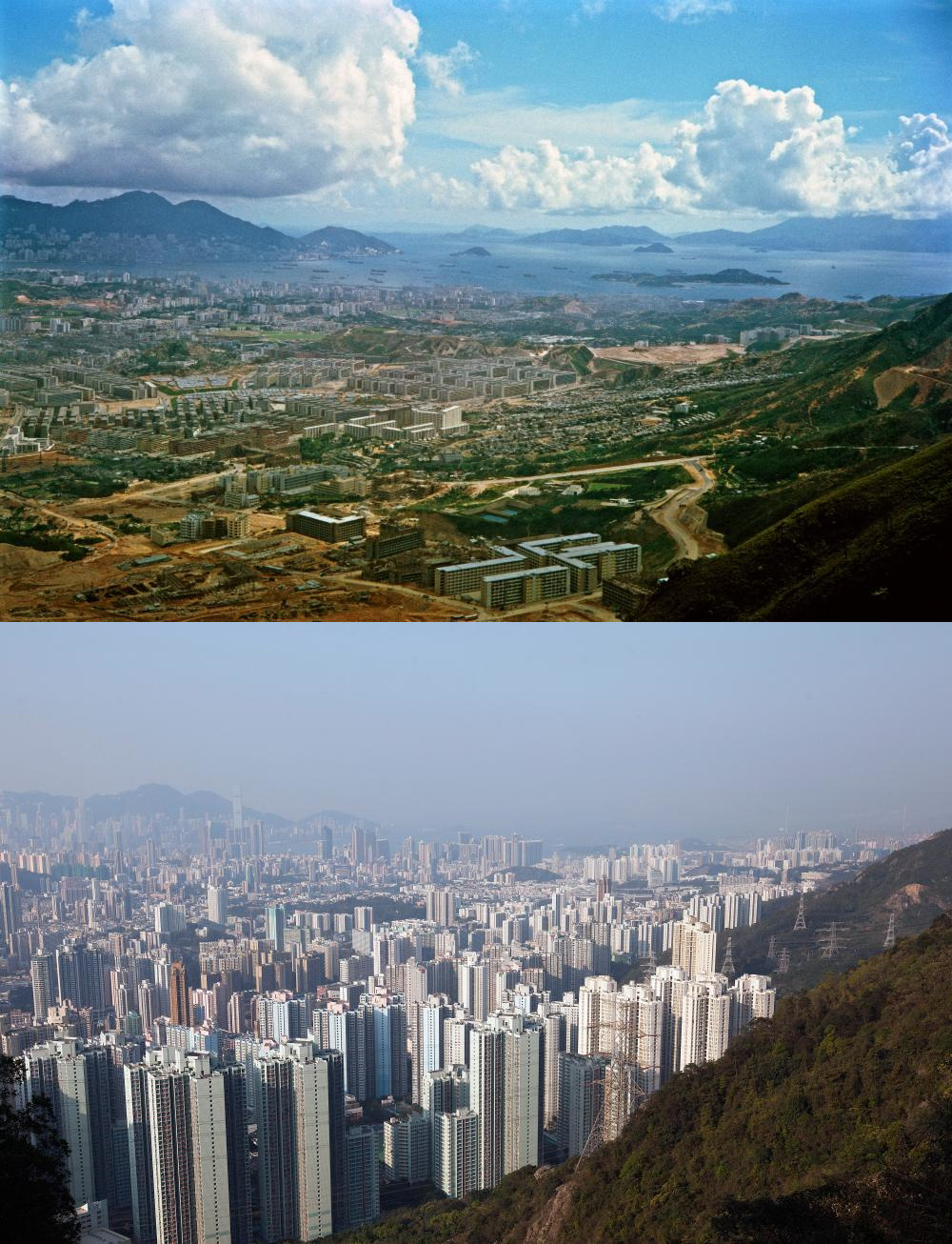 Kowloon, Hong Kong, 1964 vs 2016